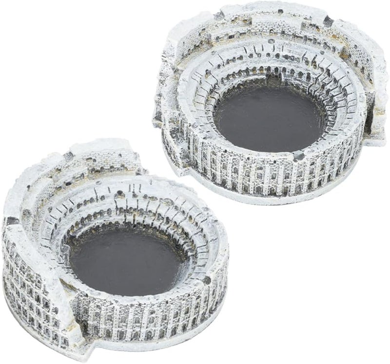 NUOBESTY Roman Colosseum Ashtray Cement Vintage Nordic Style Home Office Table Decoration - Image 1